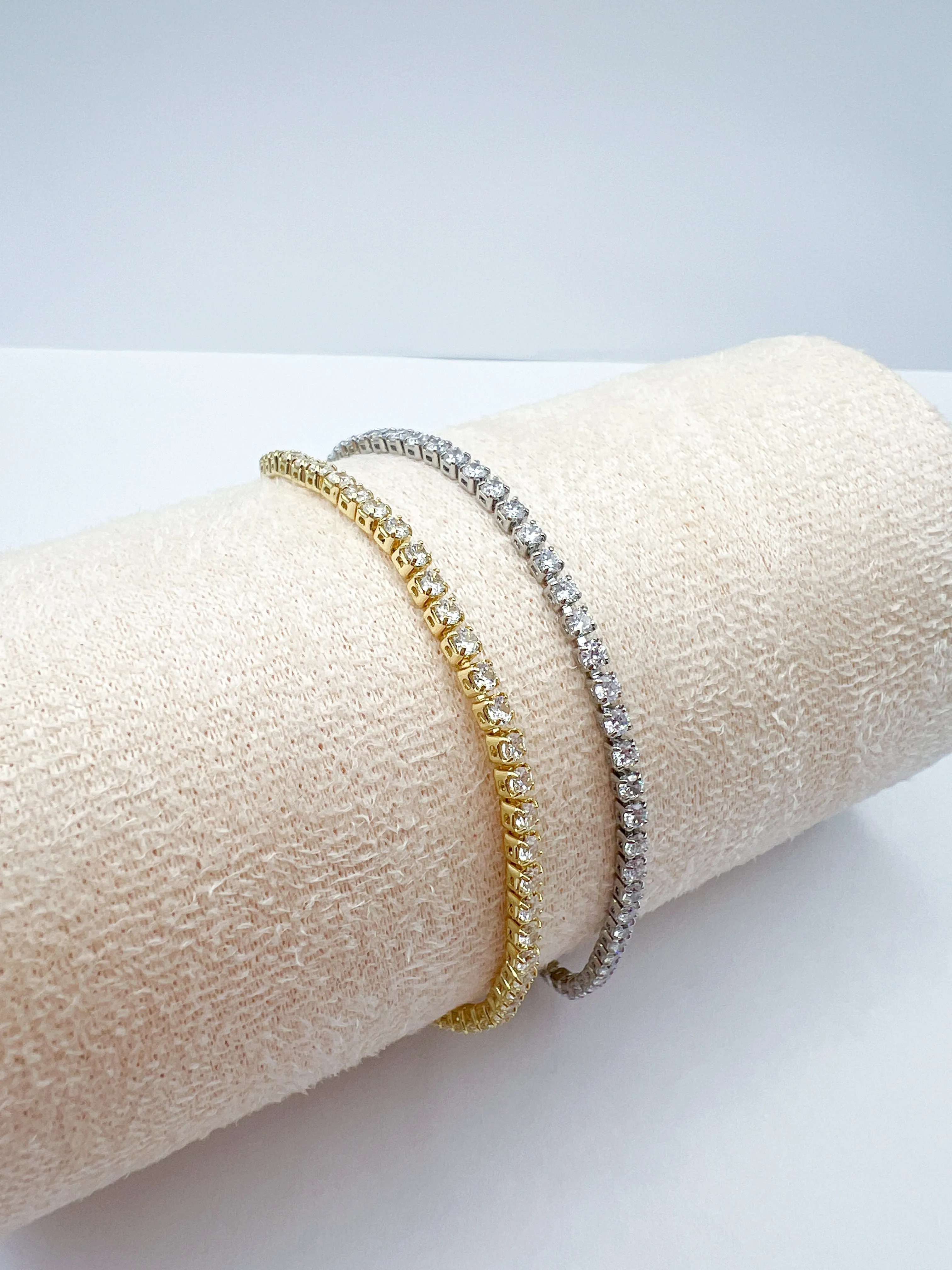 Small CZ Tennis Bracelet