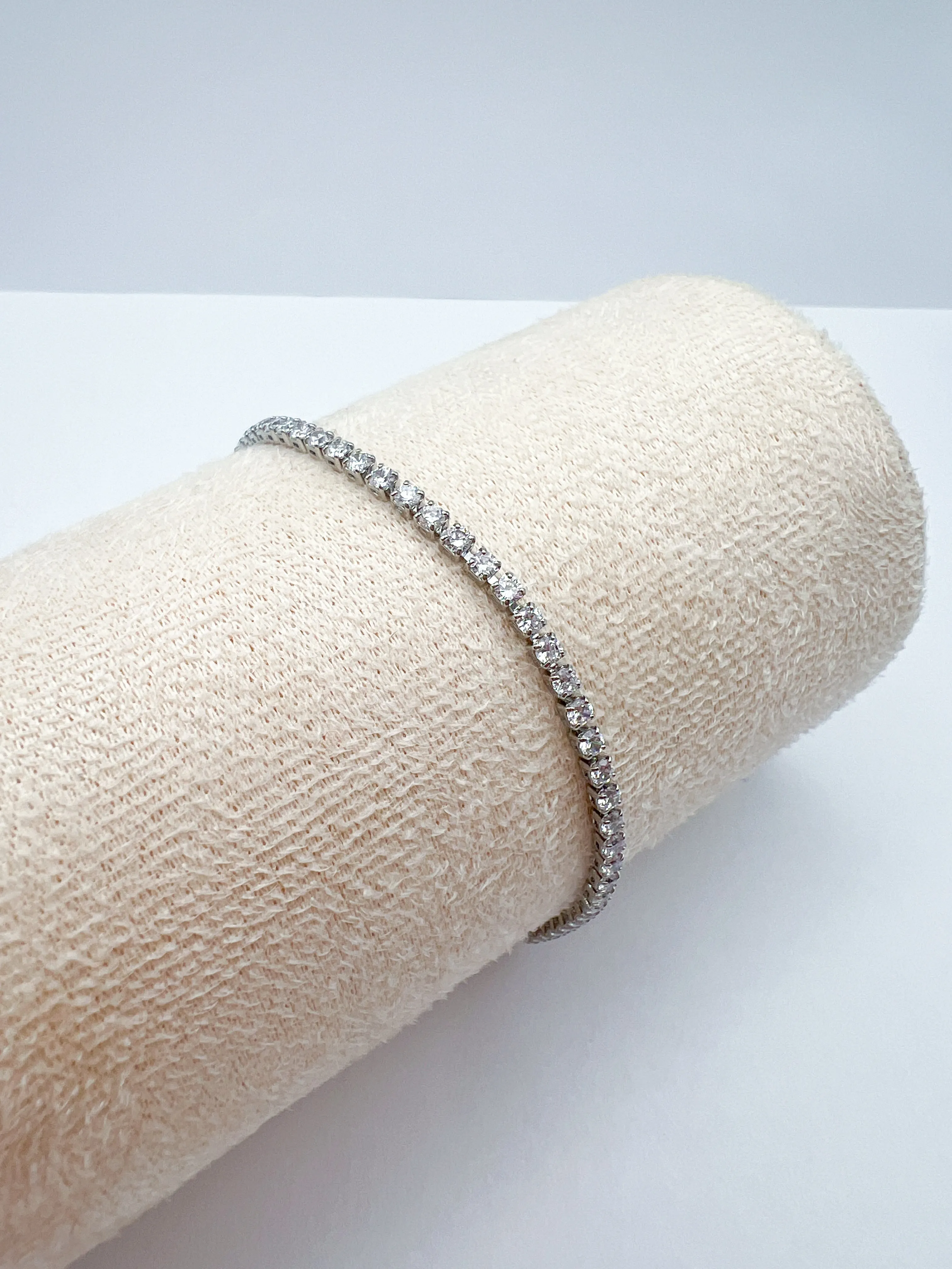 Small CZ Tennis Bracelet