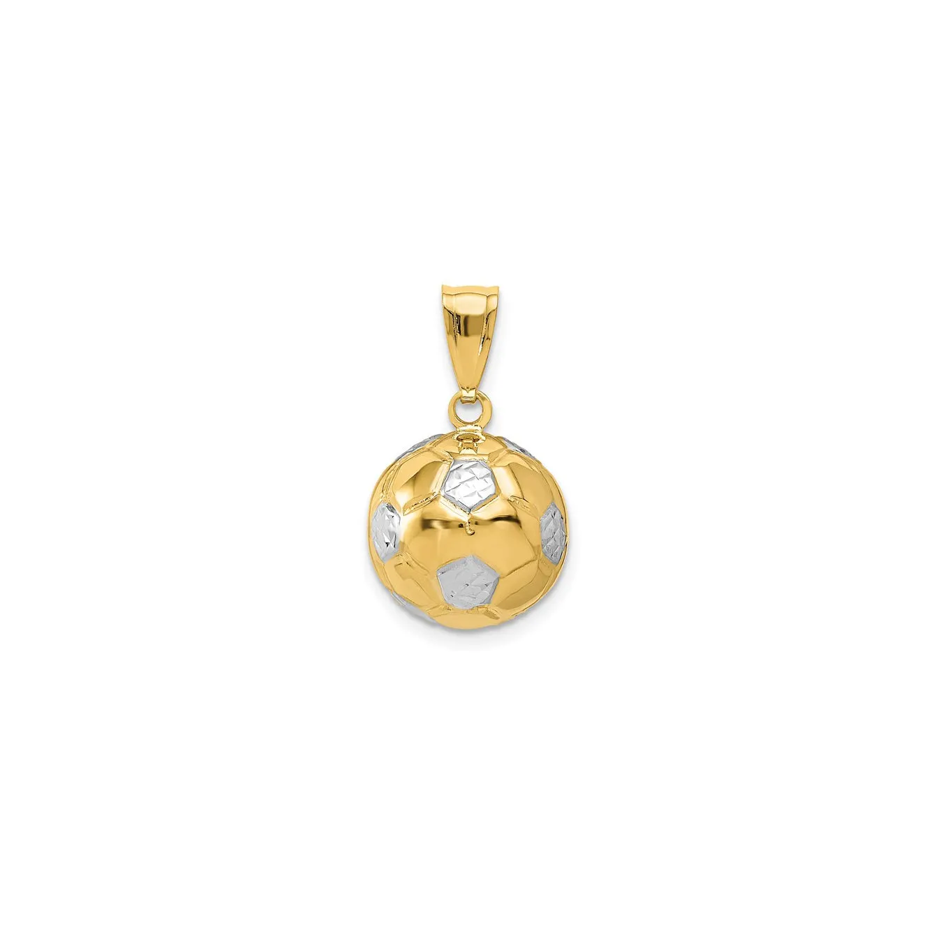 Soccer Ball Pendant (14K)