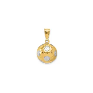 Soccer Ball Pendant (14K)