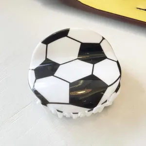 Soccer Hair Claw Clip