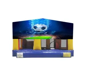 Soccer Small Slide Jumping Castle