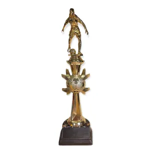 Soccer Trophy - Starburst Soccer Riser