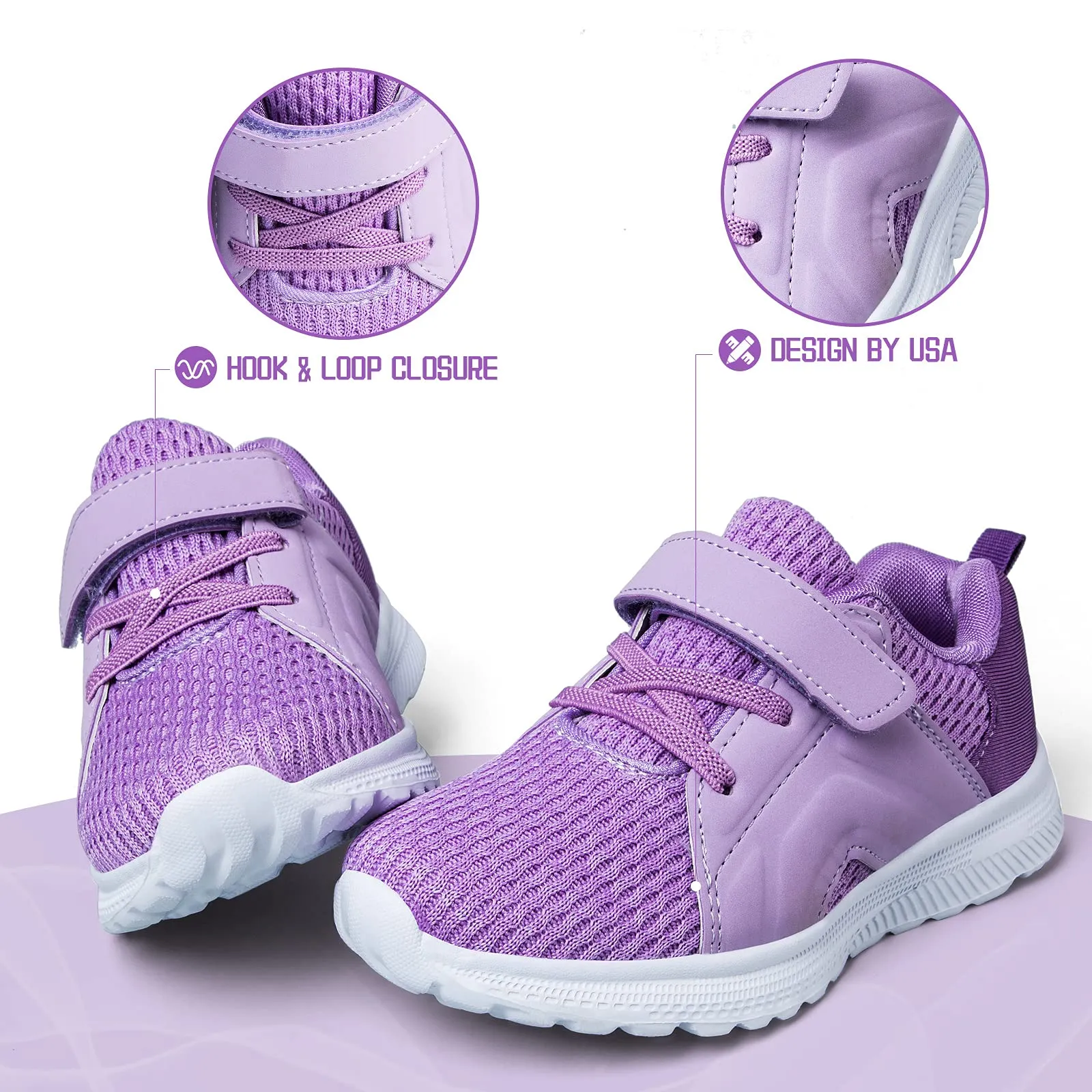 Solid Lace-up Mesh Breathable Tennis Sneakers