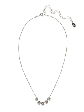 Sorrelli Shaughna Tennis Necklace - Palladium Crystal