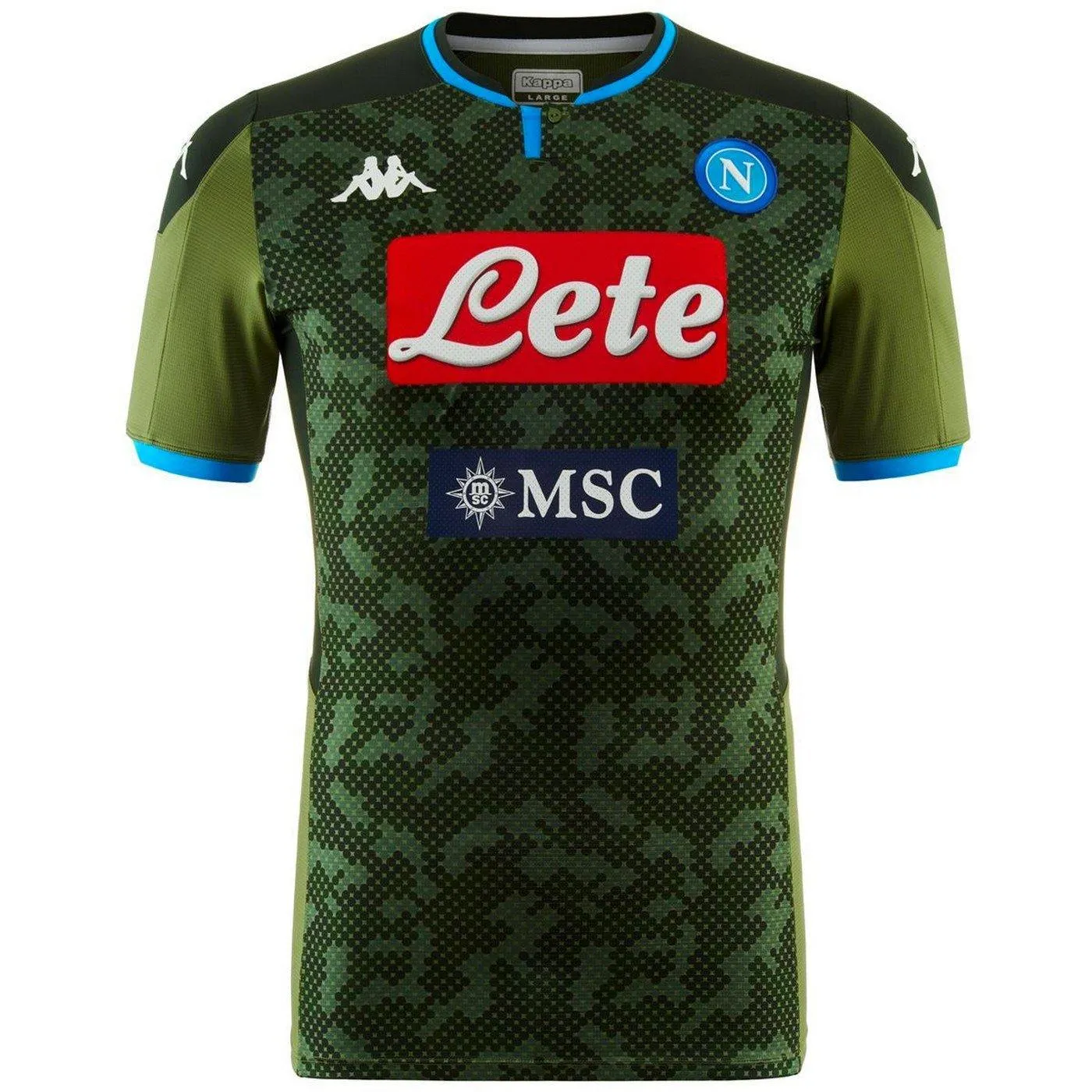 SSC Napoli Third camo soccer jersey 2019/20 - Kappa