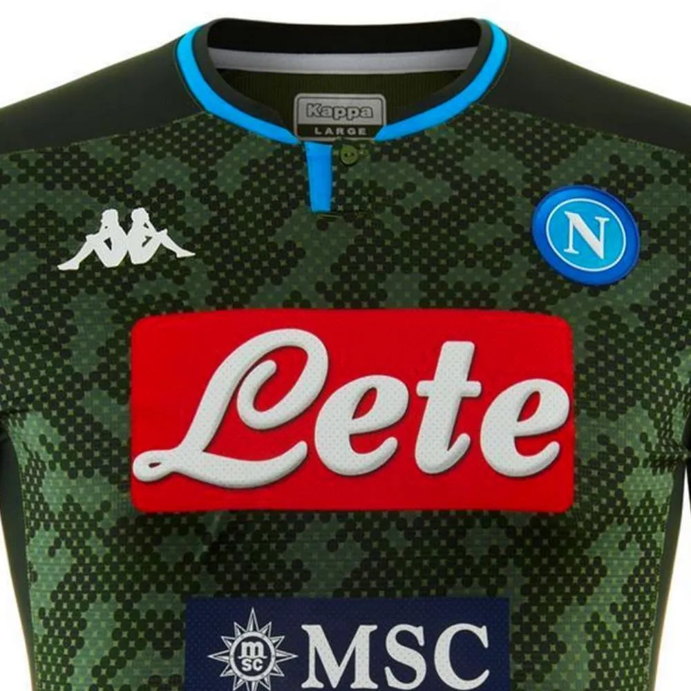 SSC Napoli Third camo soccer jersey 2019/20 - Kappa