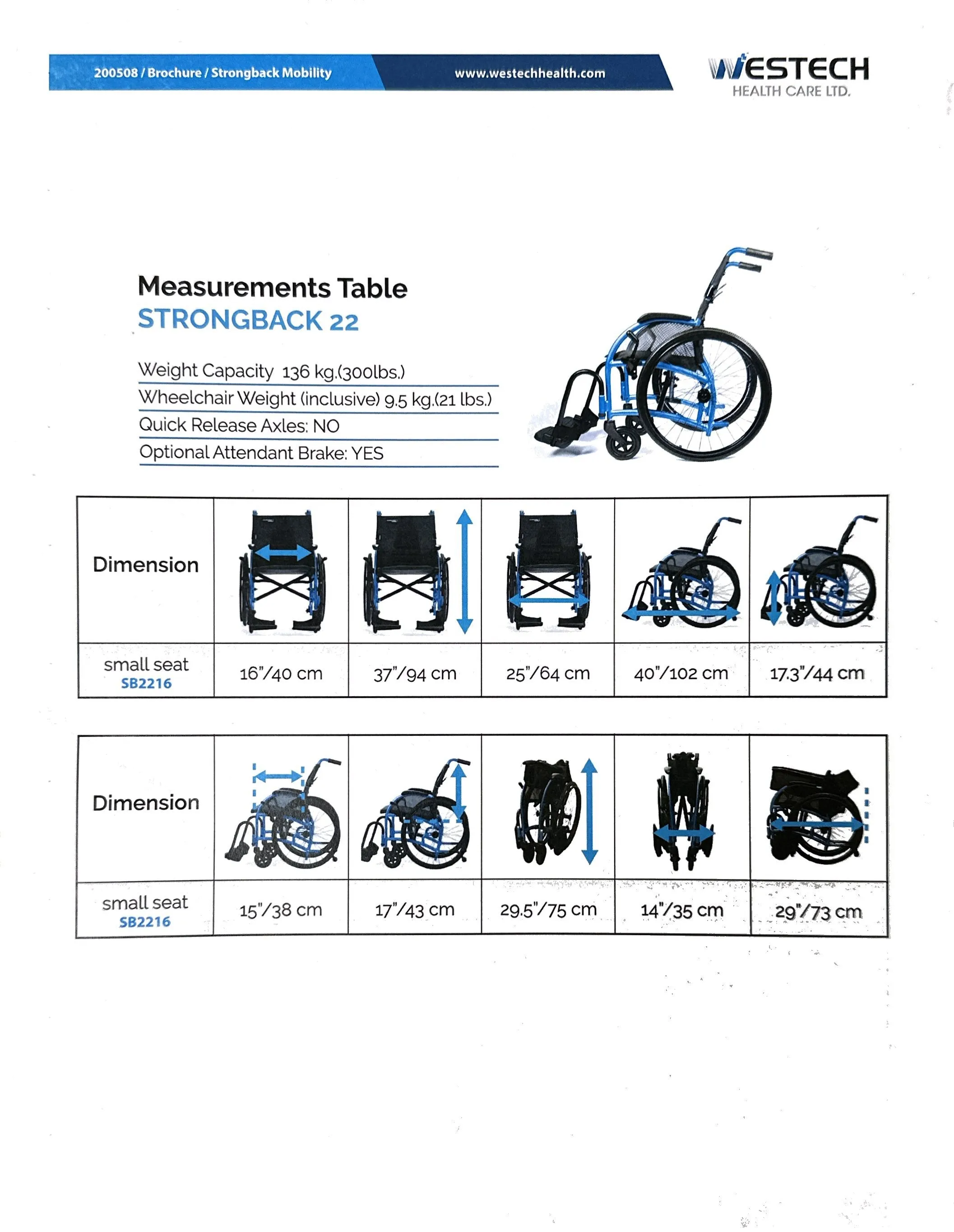 Strongback Mobility Wheelchair