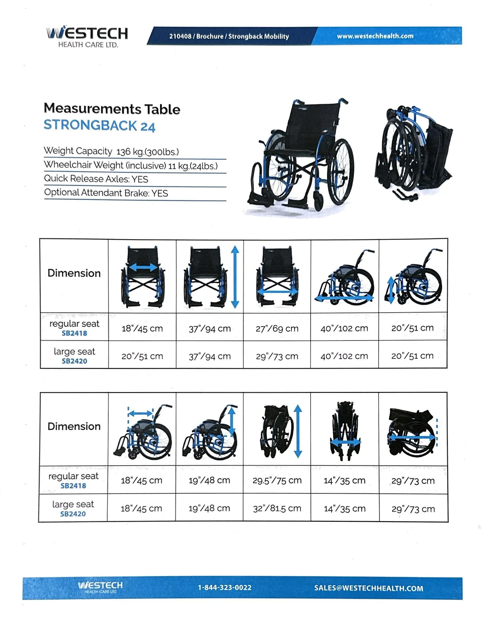 Strongback Mobility Wheelchair
