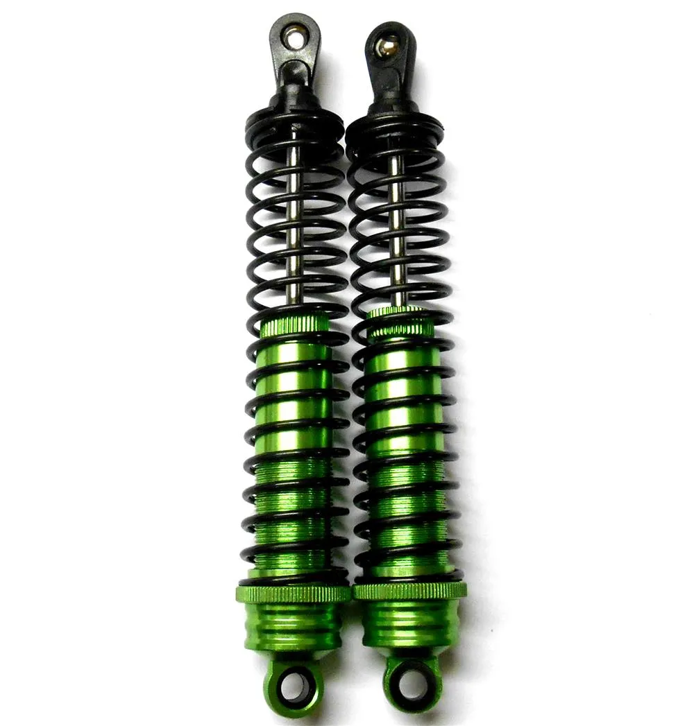 T81002G 1/8 Scale Truck RC Shock Absorber Damper x 2 130mm Long HSP Green