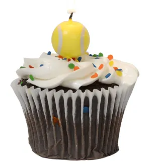 Tennis Ball Party Candle Stake