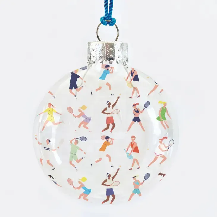 Tennis players ornament