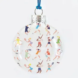 Tennis players ornament