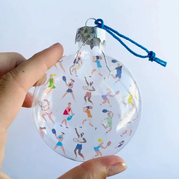 Tennis players ornament