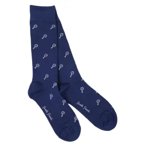 Tennis Raquet Bamboo Socks by Swole Panda, Size 7-11