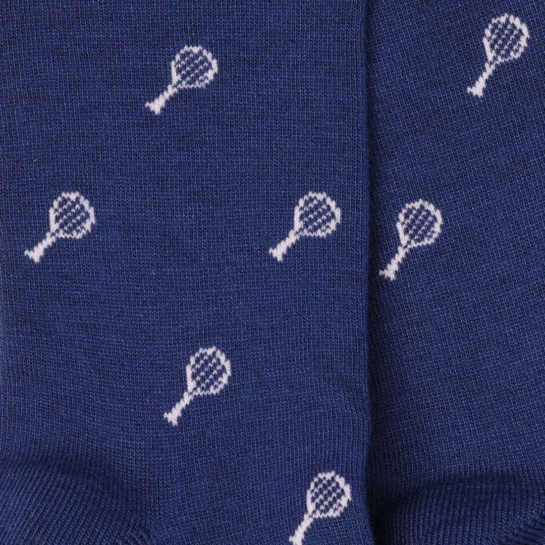 Tennis Raquet Bamboo Socks by Swole Panda, Size 7-11