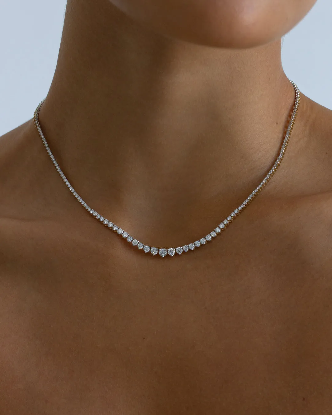 The Graduated Tennis Necklace