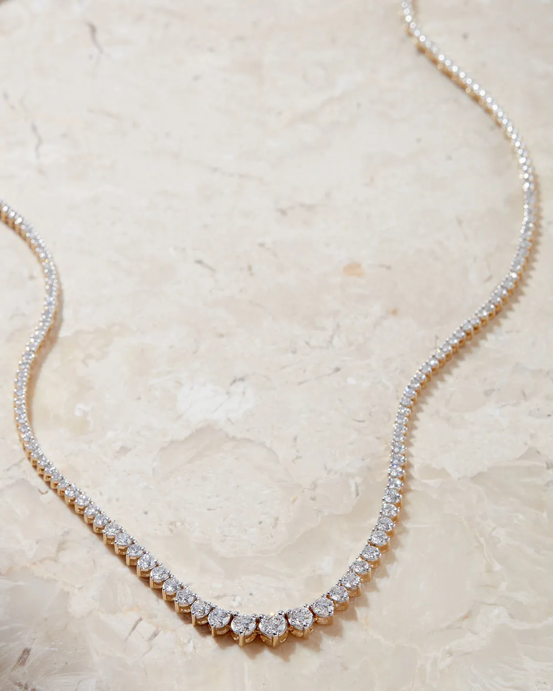 The Graduated Tennis Necklace