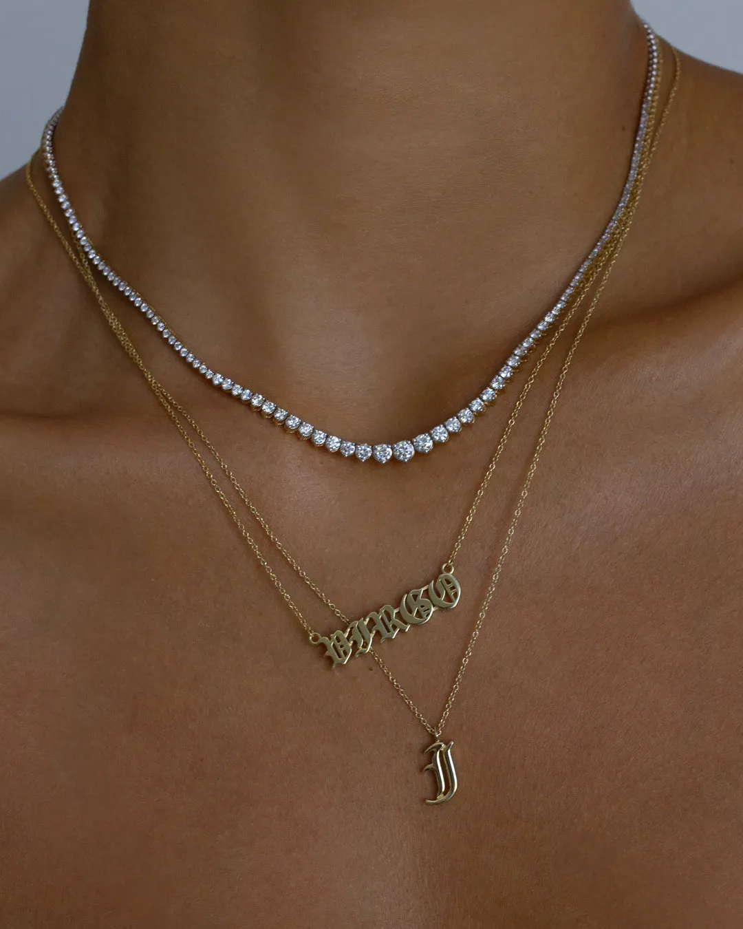 The Graduated Tennis Necklace