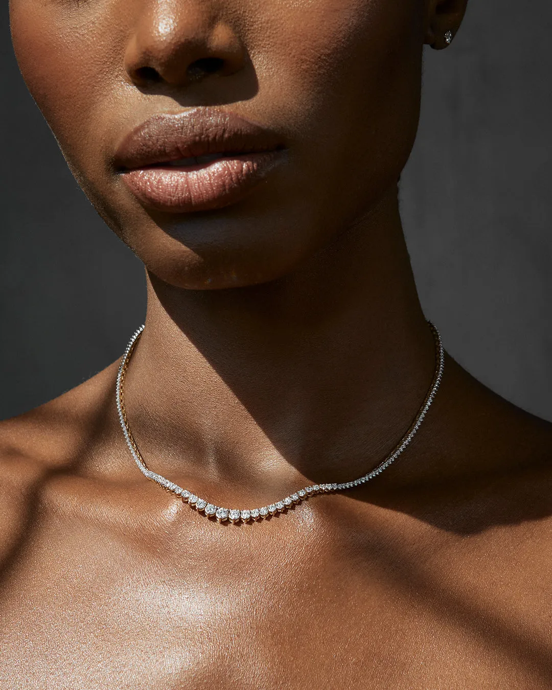 The Graduated Tennis Necklace