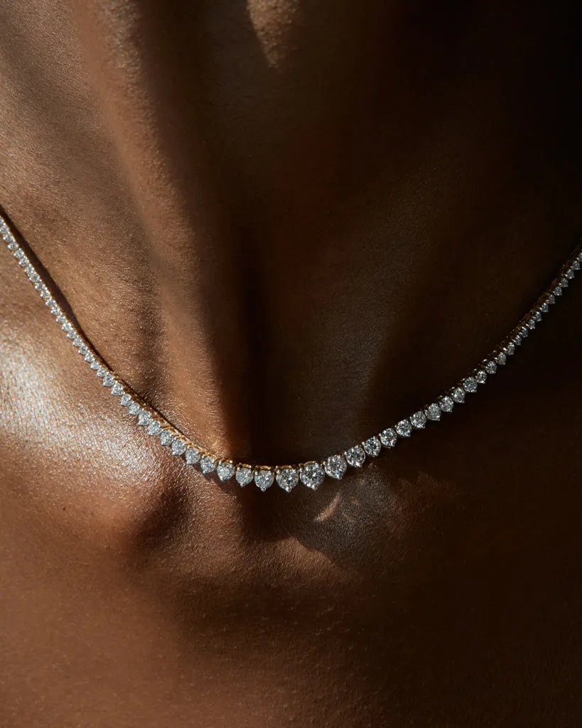 The Graduated Tennis Necklace