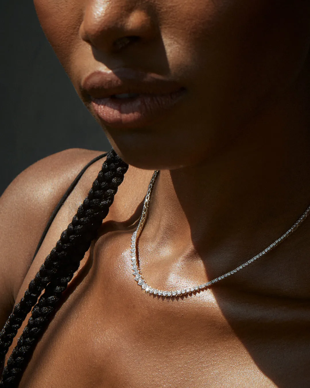 The Graduated Tennis Necklace