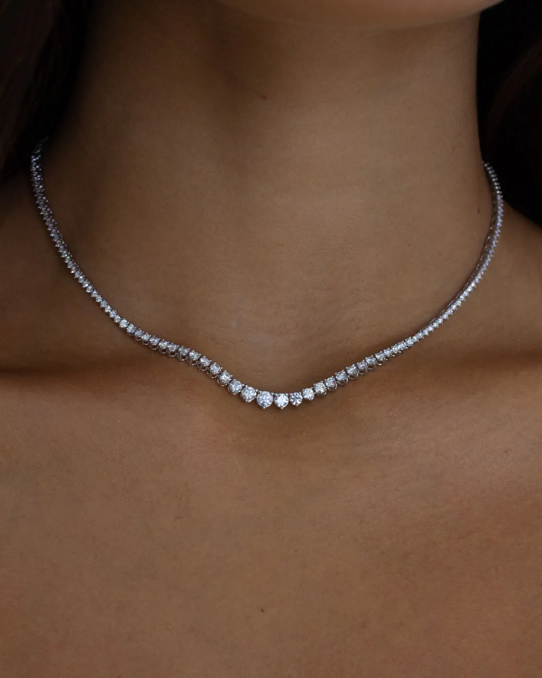 The Graduated Tennis Necklace