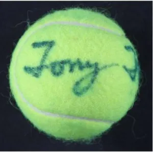 Tony Trabert Signed Autographed Tennis Ball (SA COA)