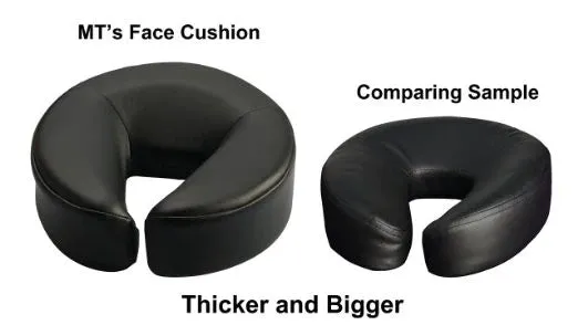 Universal Face Cushion Pillow for Massage Table, Black Color