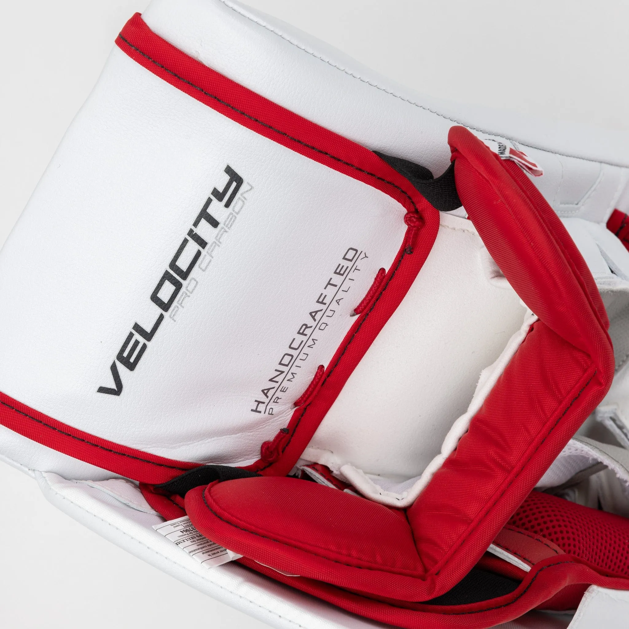Vaughn Velocity V10 Pro Carbon Senior Goalie Blocker - Iceberg Graphic