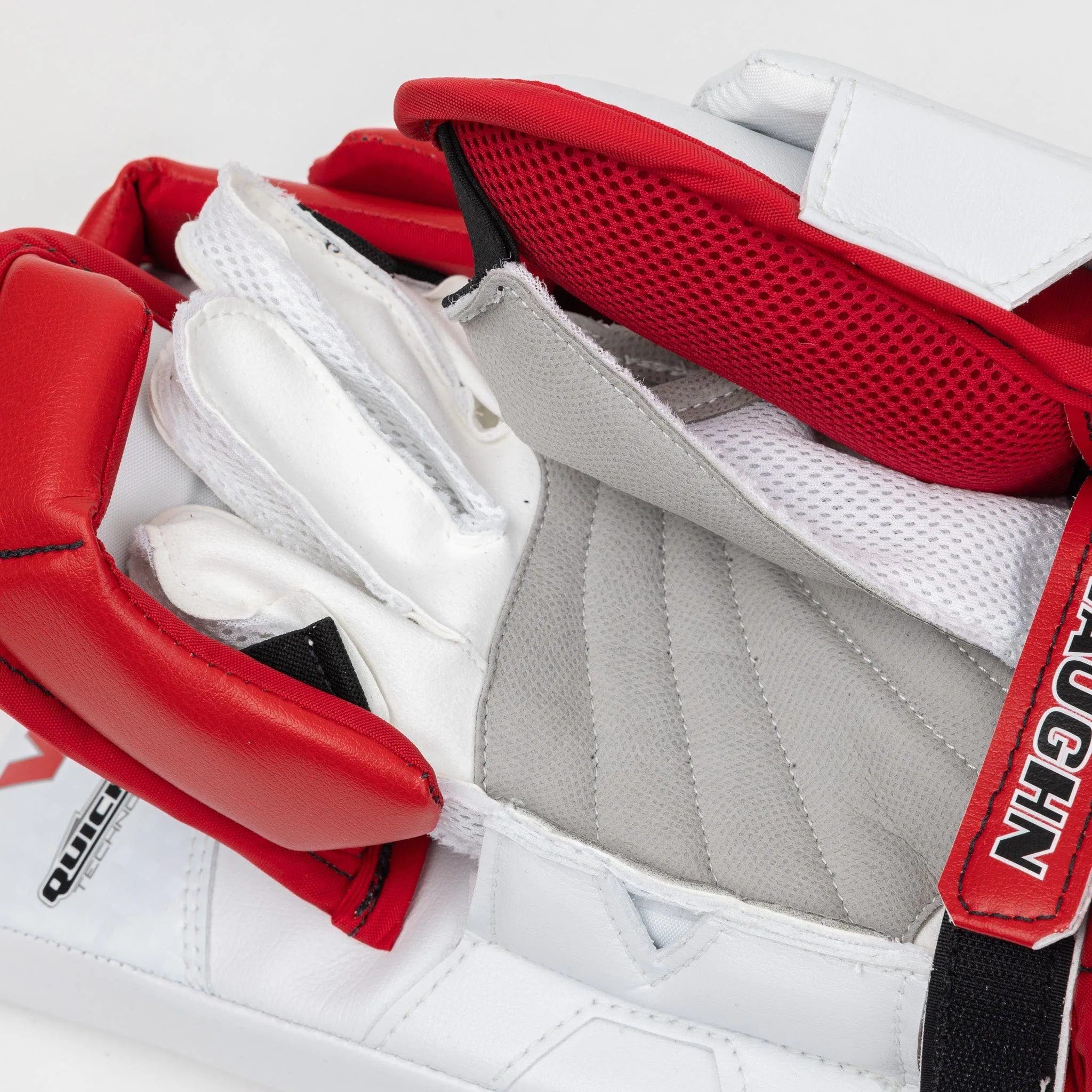 Vaughn Velocity V10 Pro Carbon Senior Goalie Blocker - Iceberg Graphic