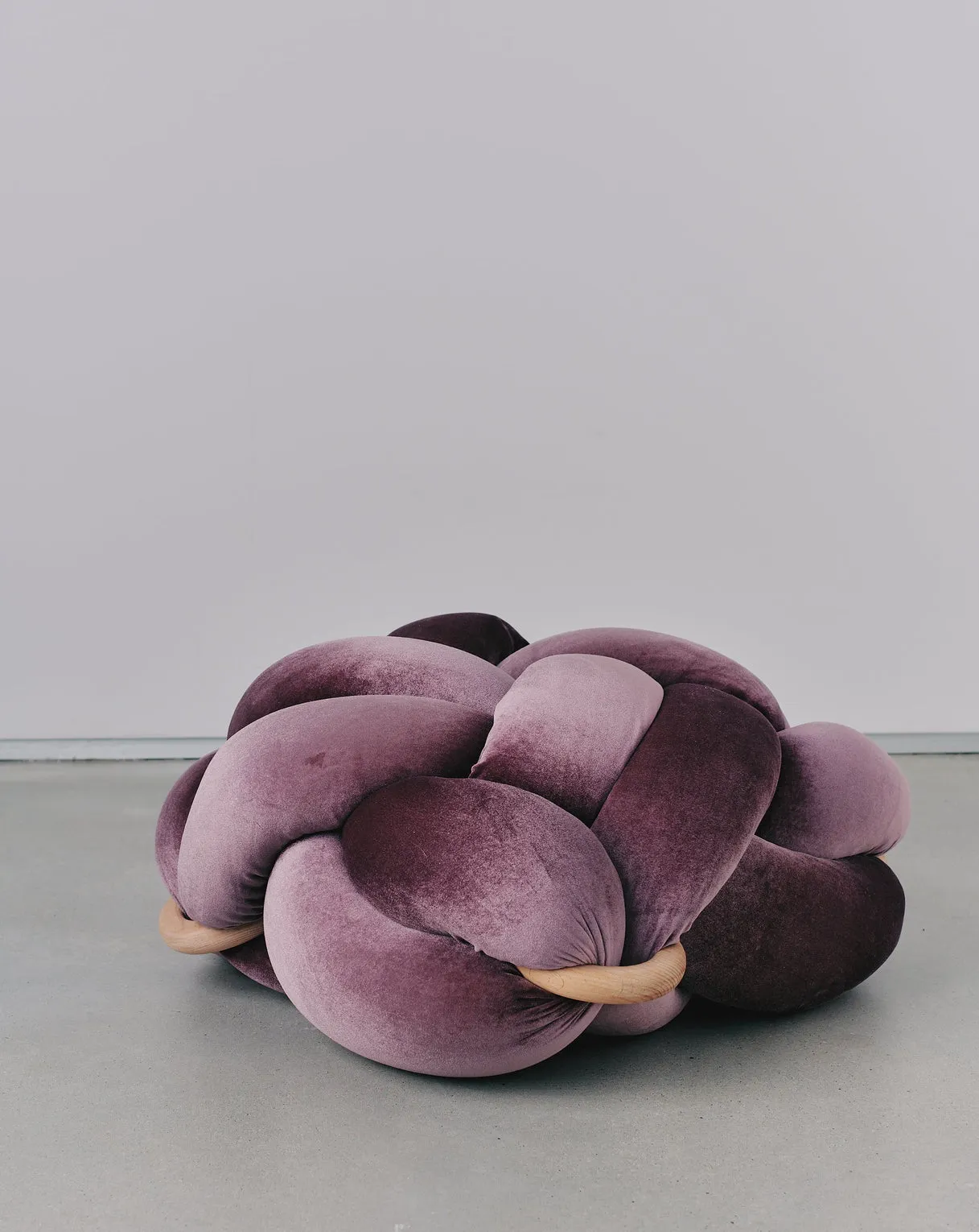 Velvet Knot Floor Cushion