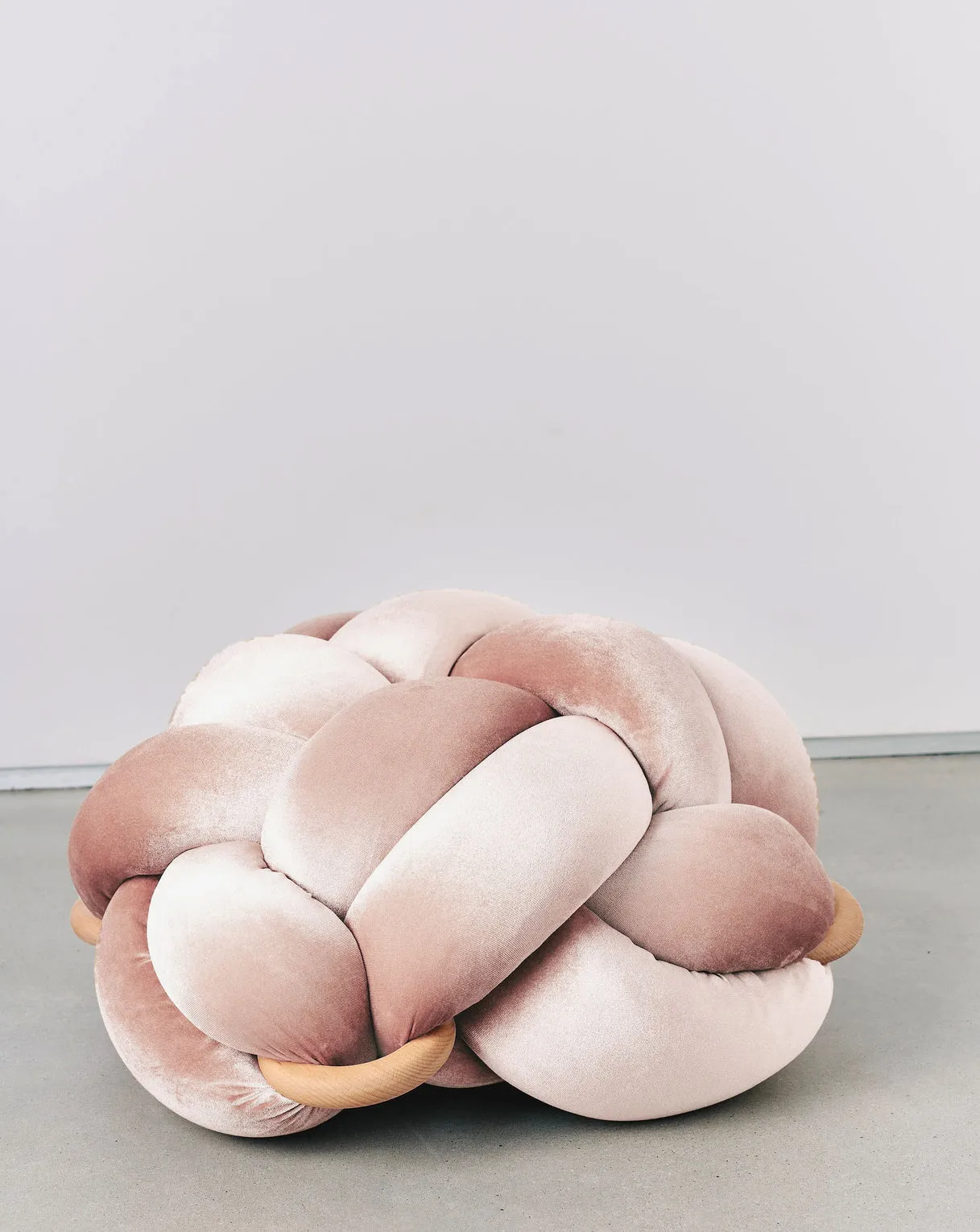 Velvet Knot Floor Cushion