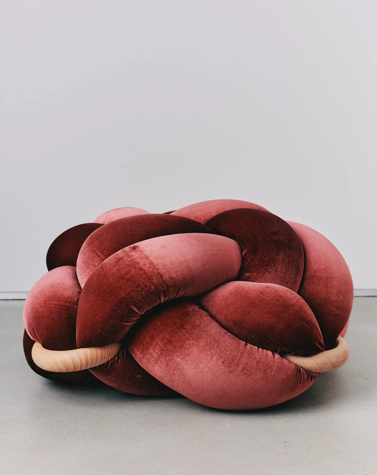 Velvet Knot Floor Cushion