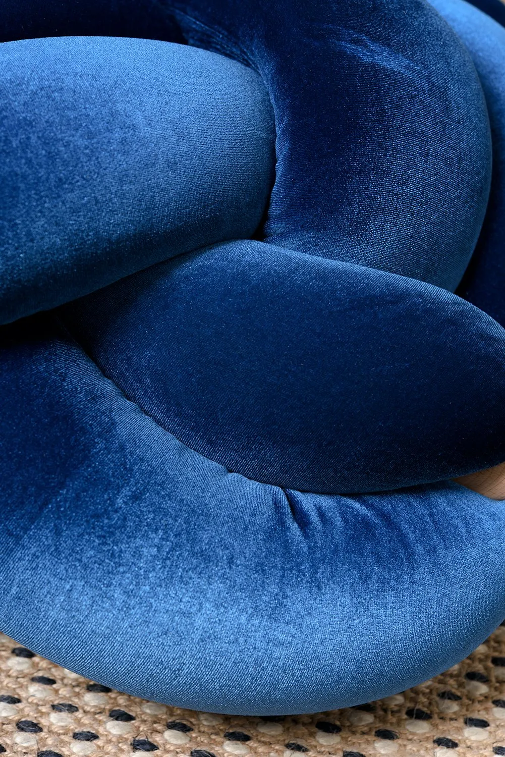 Velvet Knot Floor Cushion