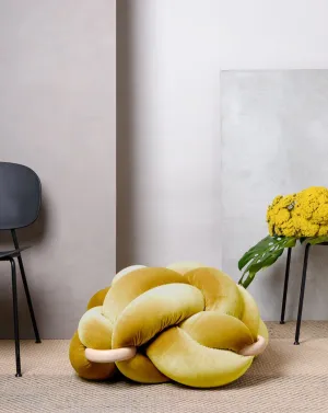 Velvet Knot Floor Cushion