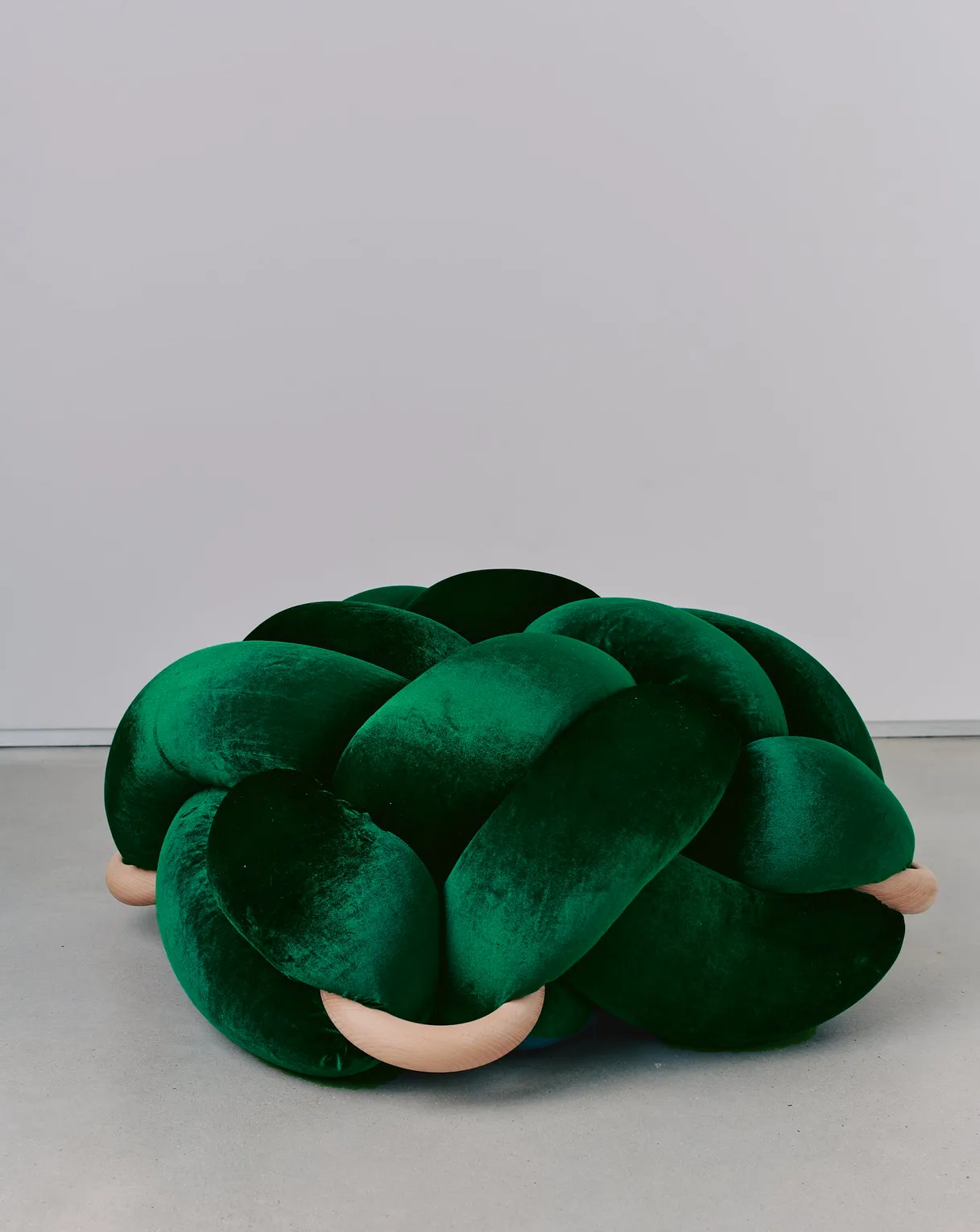 Velvet Knot Floor Cushion