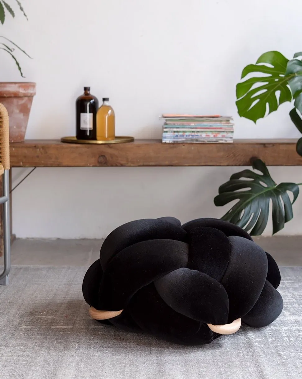 Velvet Knot Floor Cushion