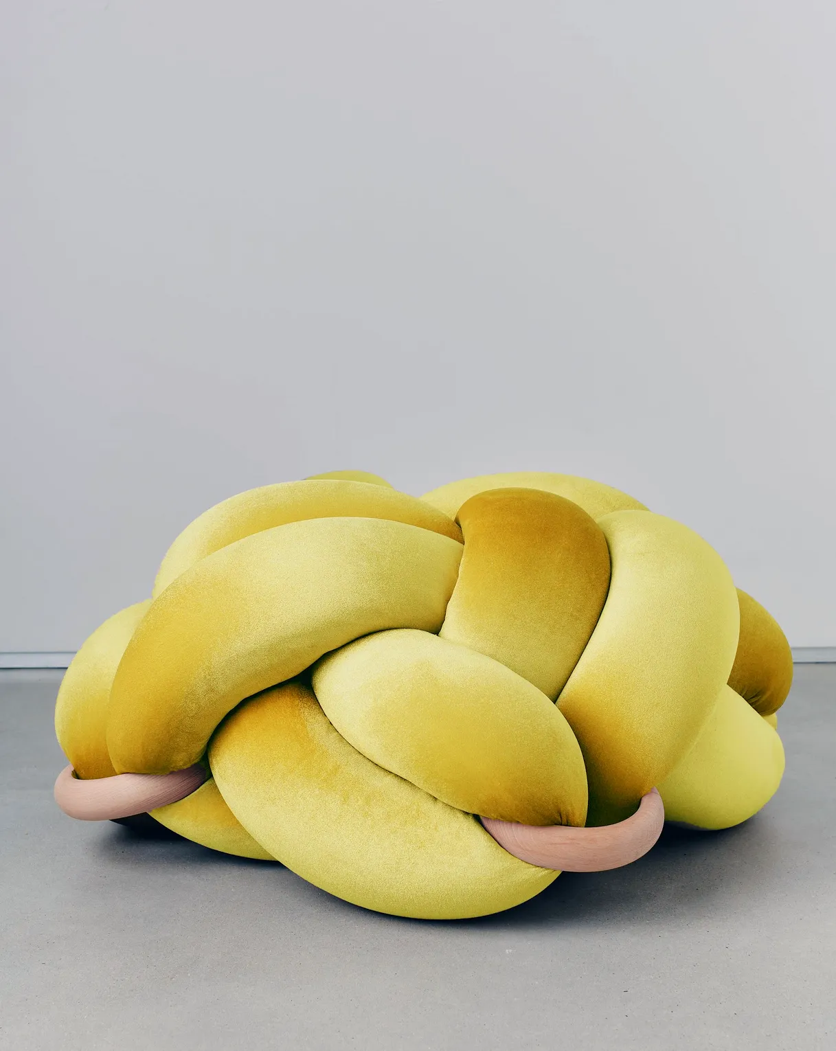 Velvet Knot Floor Cushion