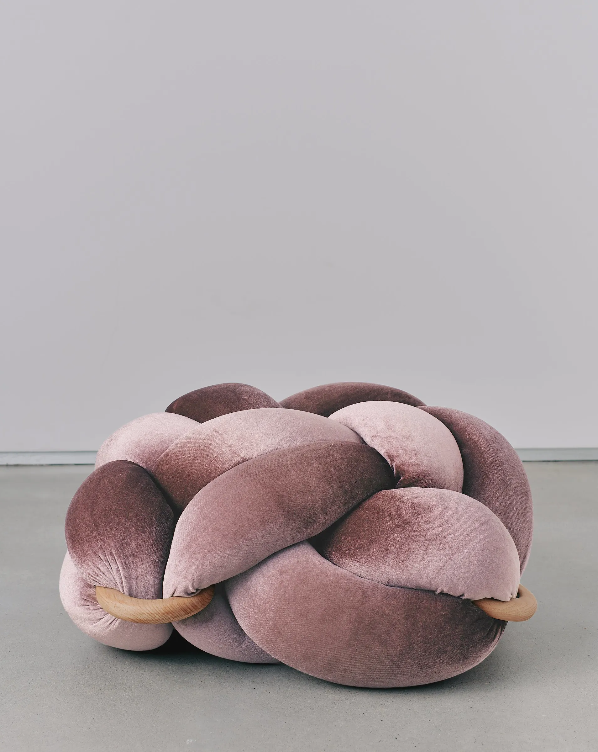 Velvet Knot Floor Cushion