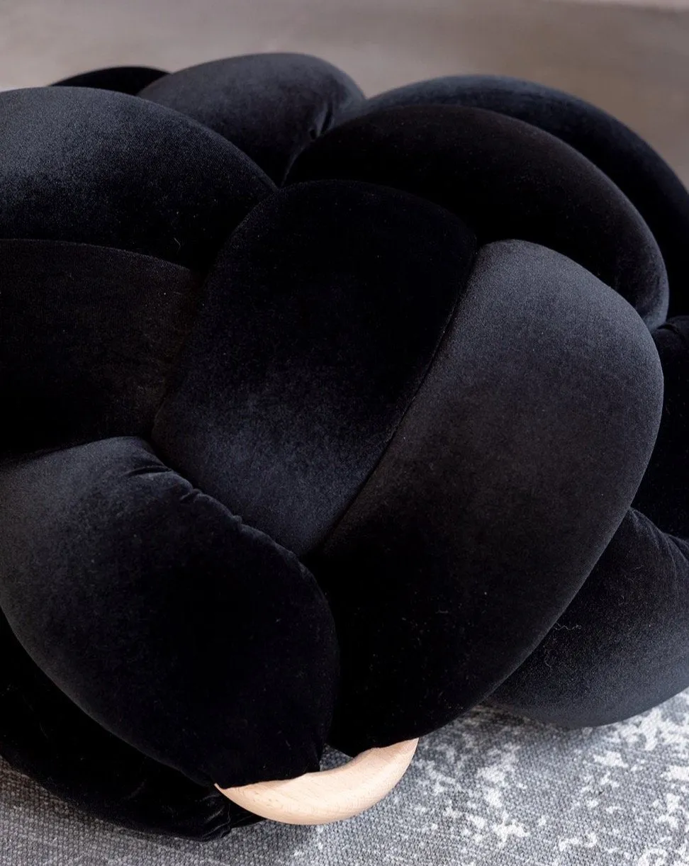 Velvet Knot Floor Cushion