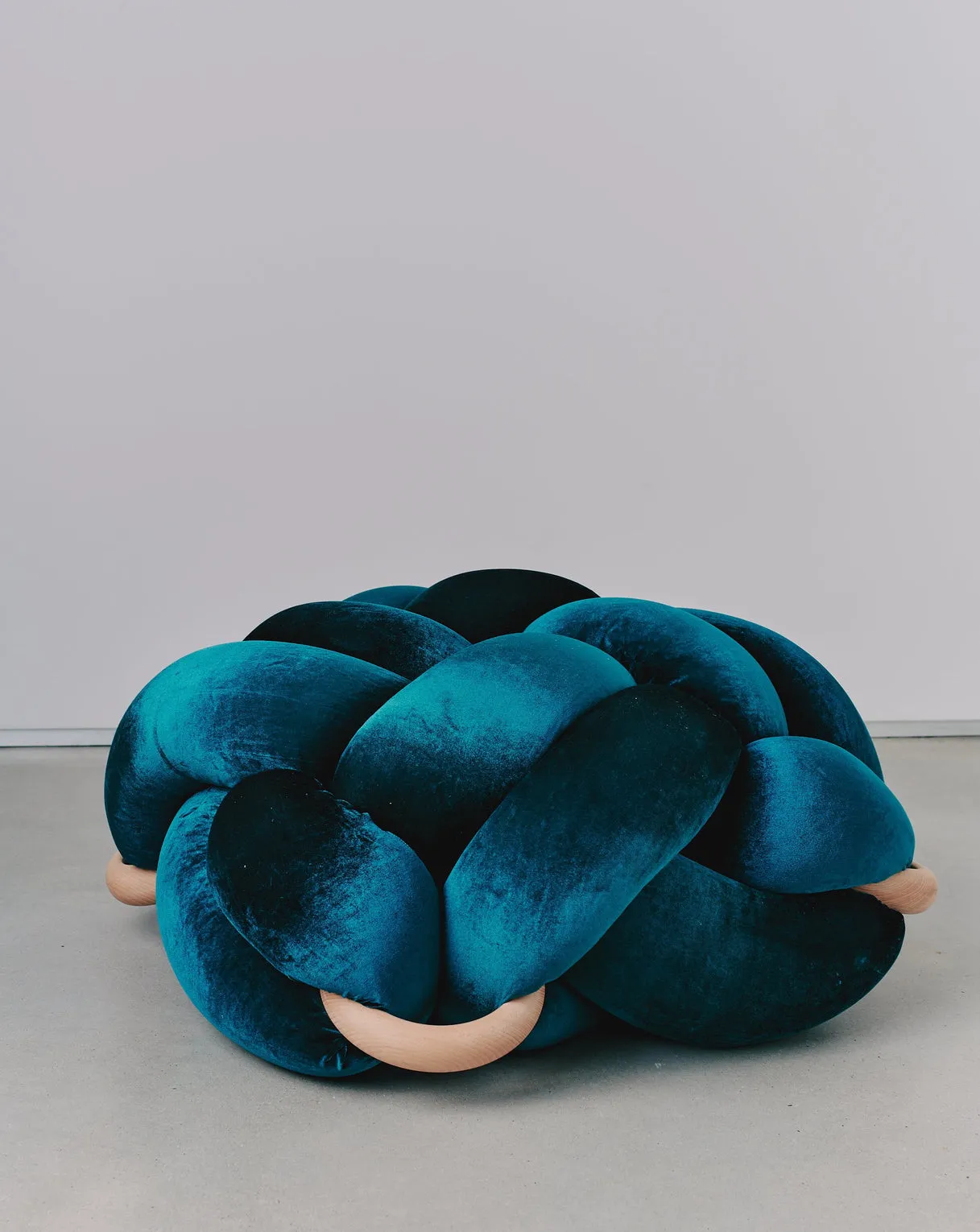 Velvet Knot Floor Cushion
