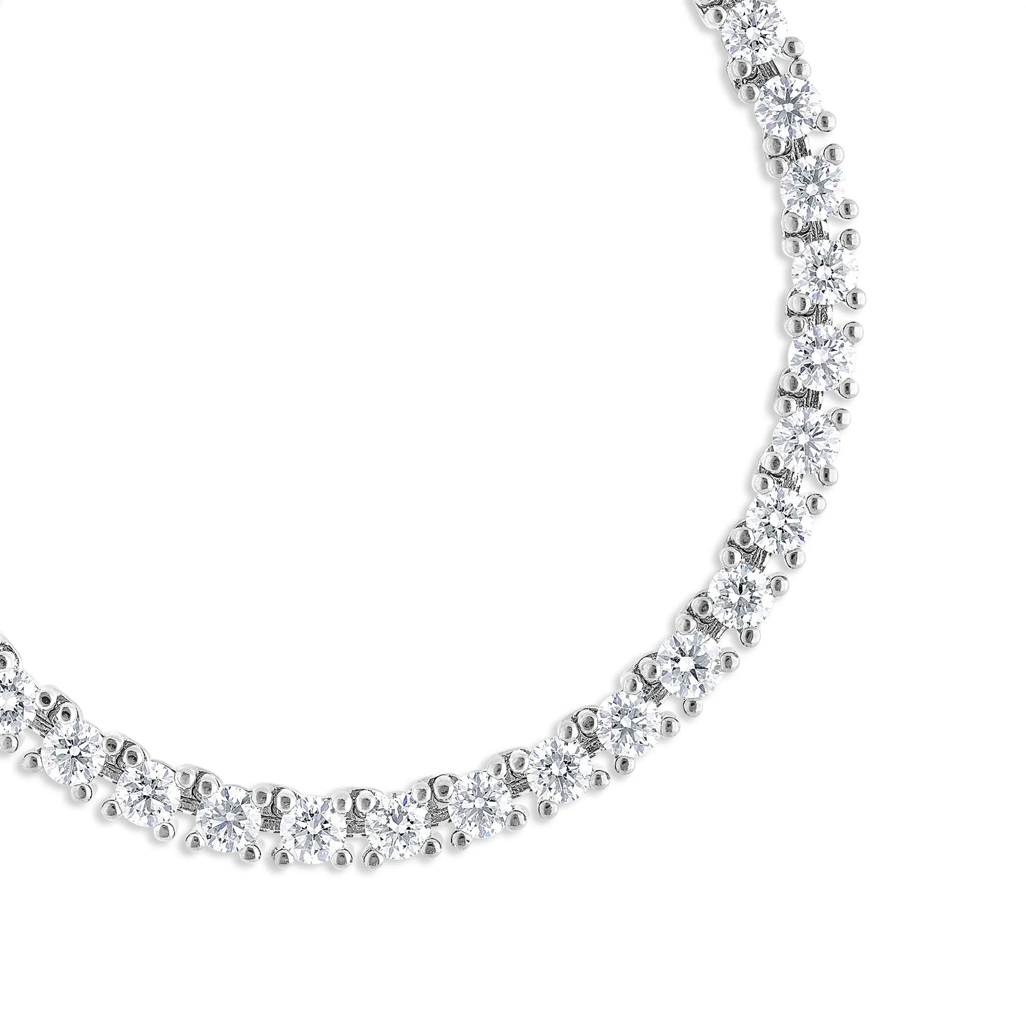Vincent Diamond Tennis Necklace (20-Point)