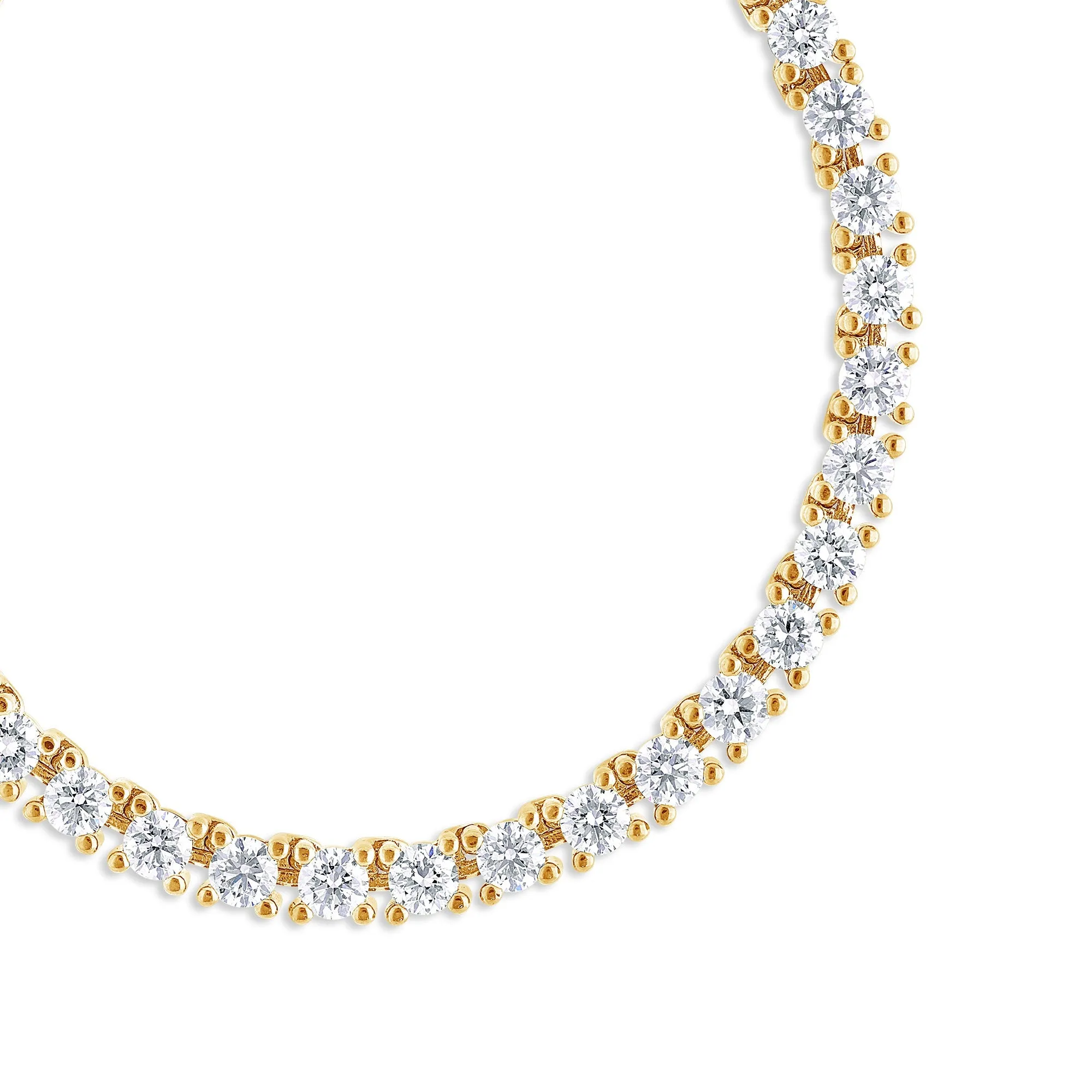 Vincent Diamond Tennis Necklace (20-Point)