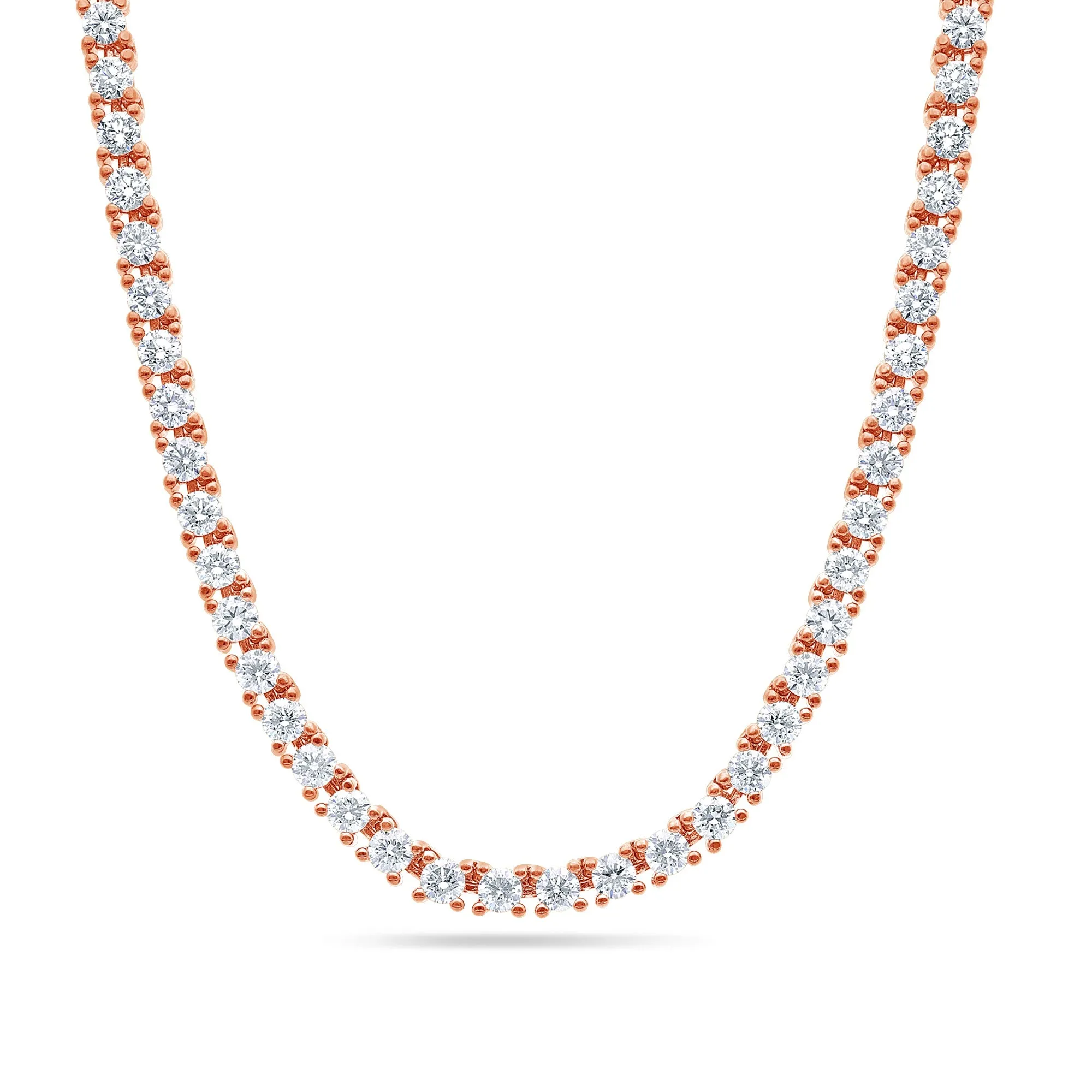 Vincent Diamond Tennis Necklace (20-Point)