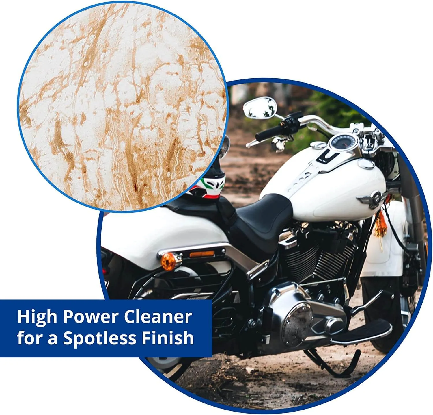 Wash&Shine 66 Waterless Motorcycle Cleaner – 2x16 fl. oz (No Towels)