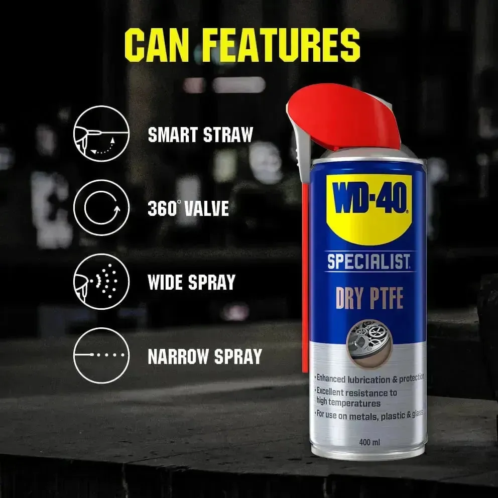 WD-40 Specialist Dry Lubricant with PTFE - 400ml