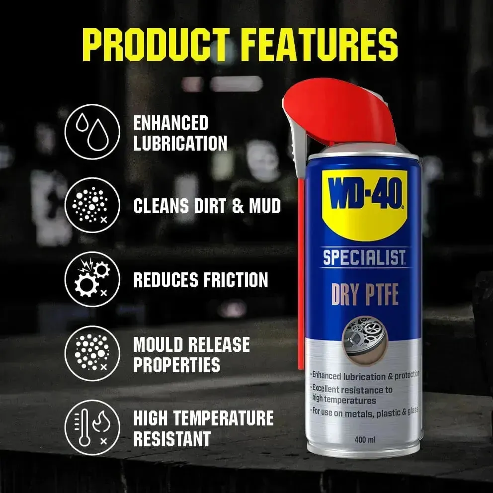 WD-40 Specialist Dry Lubricant with PTFE - 400ml