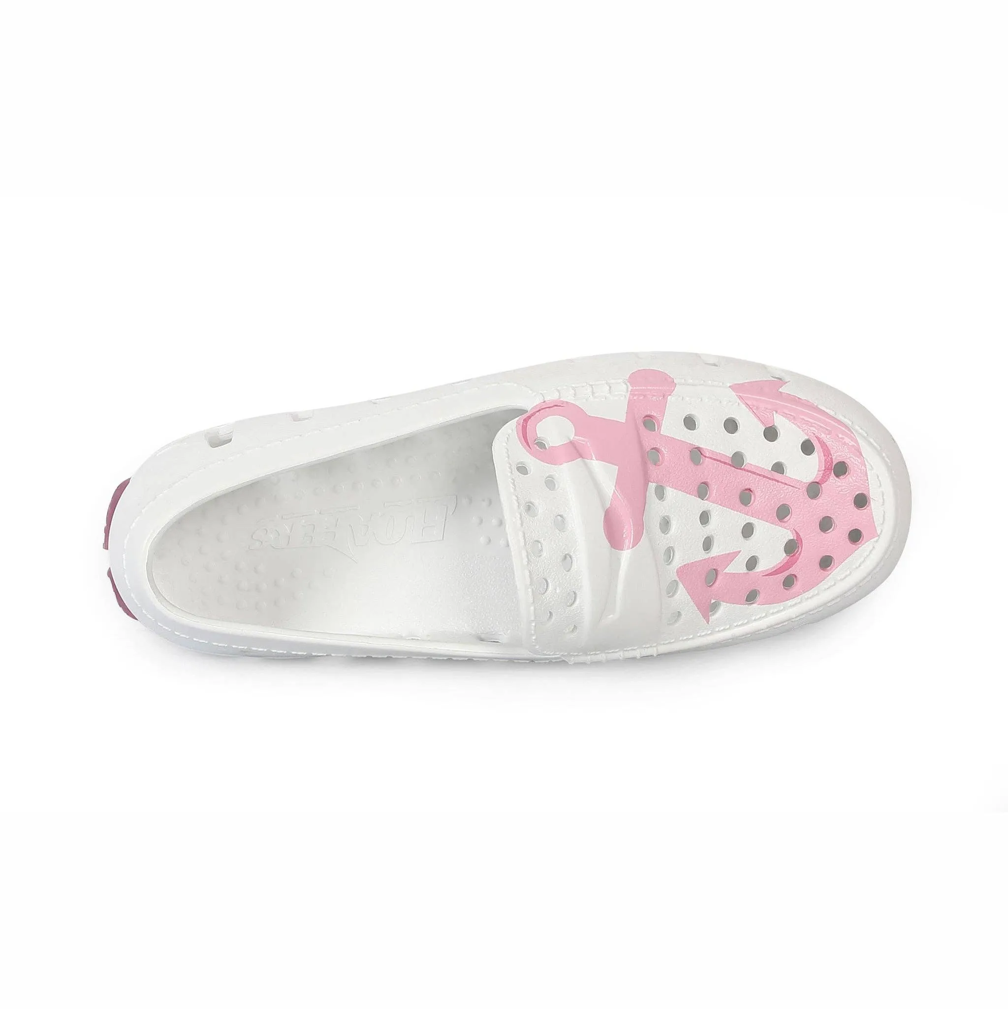 White/Rose Anchor Prodigy Loafer