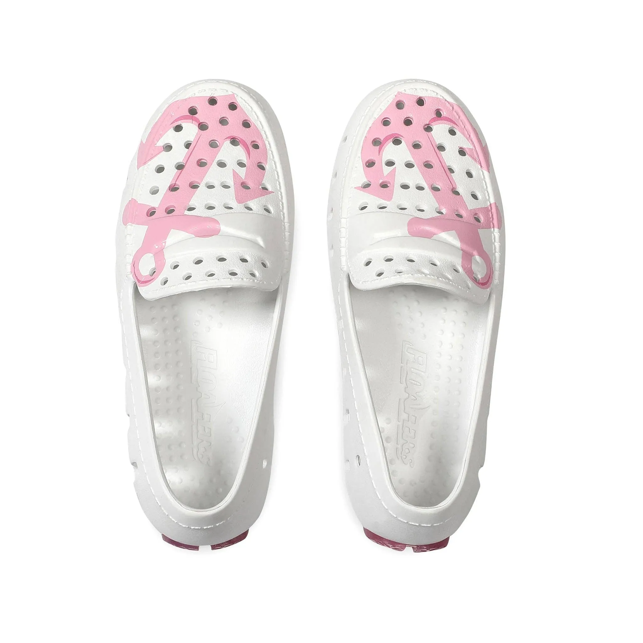 White/Rose Anchor Prodigy Loafer